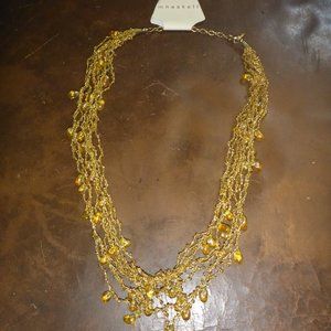 Woman's Multi Stranded Beaded Necklace